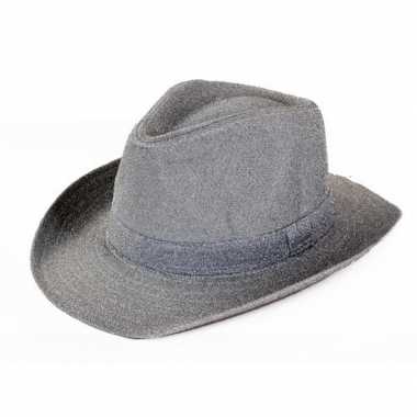 Cowboyhoed zilver glitter volwassenen
