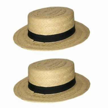X stuks lou bandy gondoliers verkleed hoedjes