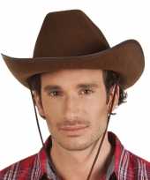 Bruine cowboyhoed rodeo vilt volwassenen
