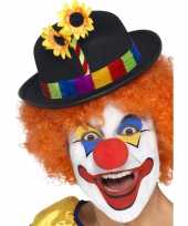 Clown bolhoedje met bloem
