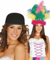 Knutsel materiaal basic zwart hoedje volwassenen