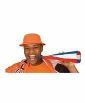 Oranje bolhoedje van foam