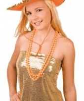 Oranje sheriff cowboyhoed