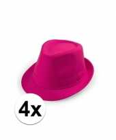 X toppers roze trilby hoedjes 10109530