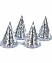 Zilveren feesthoedje happy new year